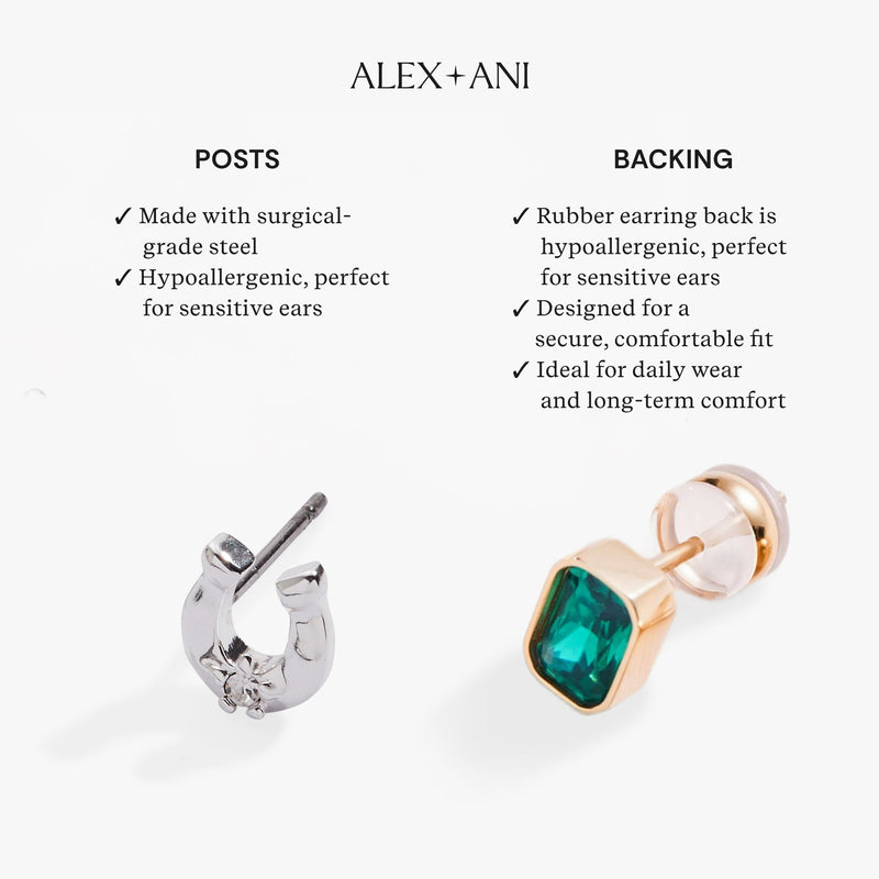 Crystal Paw Mini Stud Earrings