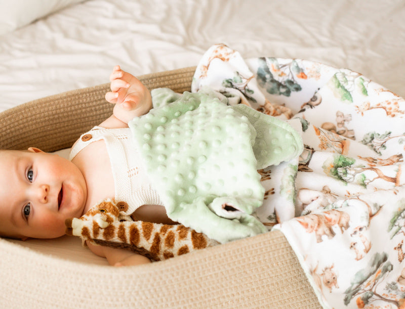 Baby & Toddler Minky Blanket - Safari Adventure