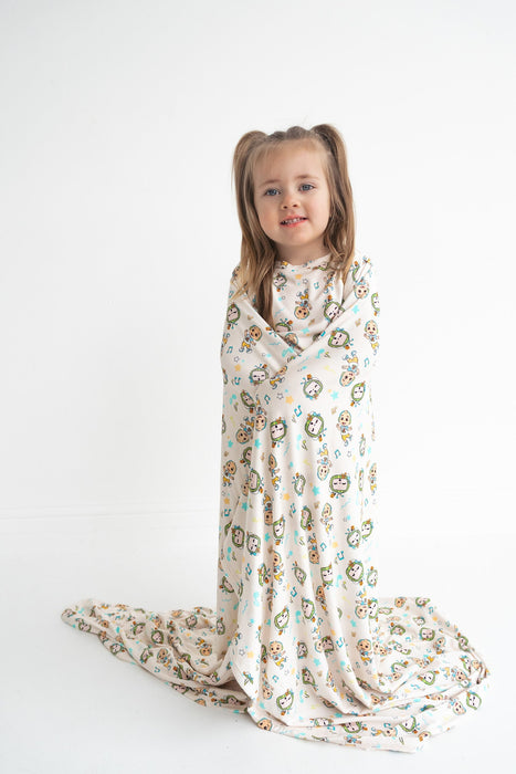 Dream Big Little Co x CoComelon JJ MUSICAL MELON DREAM BLANKET