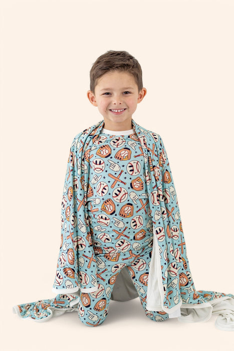 BASEBALL SMILEY DREAM BLANKET