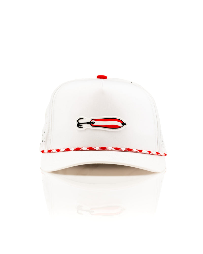 Dare Devil Spoon White - Perforated Rope Hat