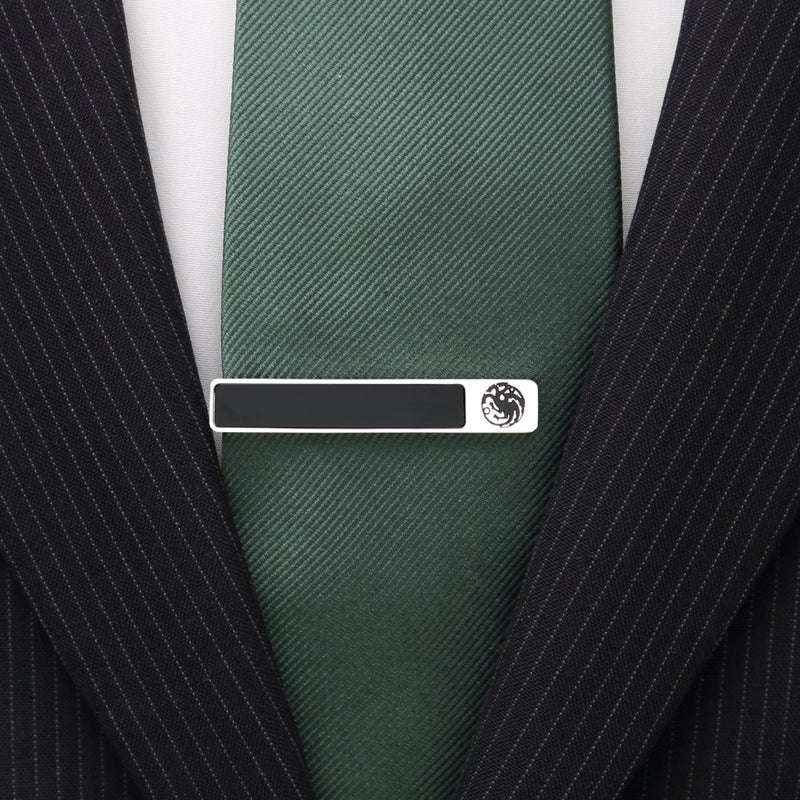 Game of Thrones Targaryen Onyx Tie Clip