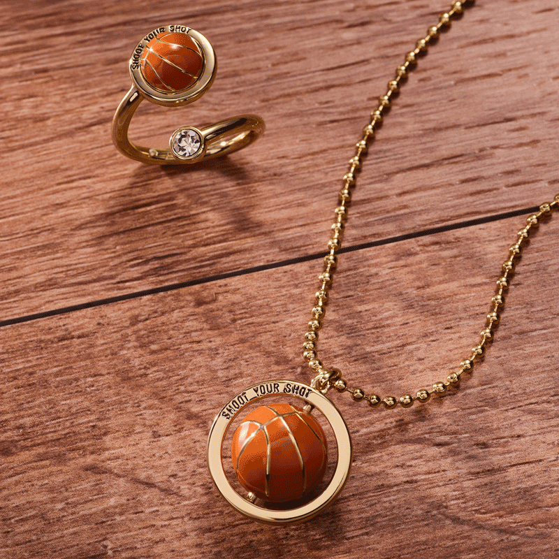 Basketball Open Fidget Ring