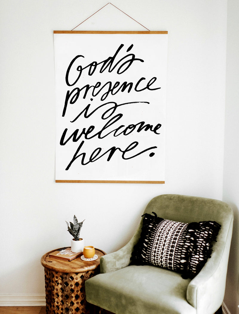 Large Poster: God's Presence Is...