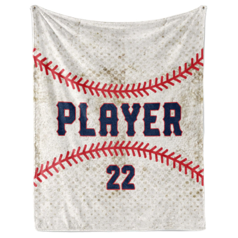 Baseball Gradient Design - Personalized Blanket