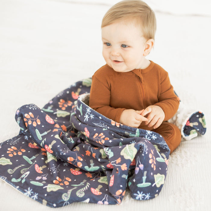 Baby & Toddler Minky Blanket - Magic Garden