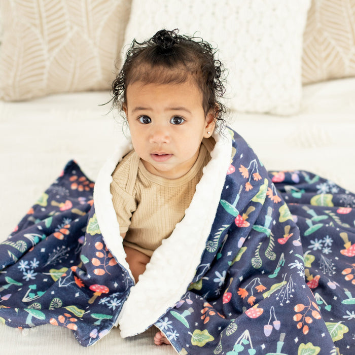 Baby & Toddler Minky Blanket - Magic Garden