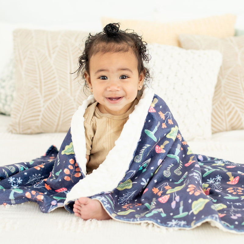 Baby & Toddler Minky Blanket - Magic Garden