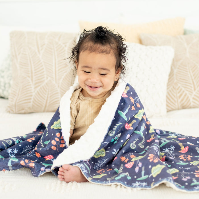 Baby & Toddler Minky Blanket - Magic Garden
