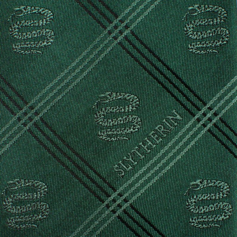 Harry Potter Slytherin Plaid Tie