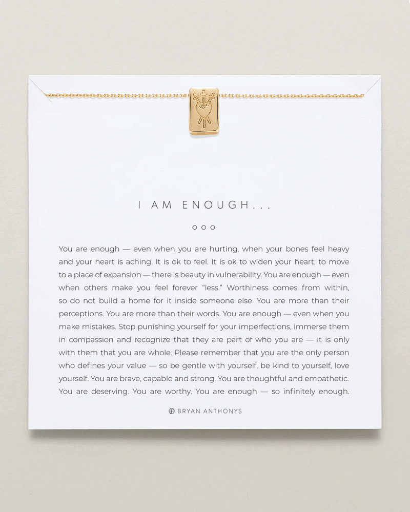 I Am Enough Icon Necklace