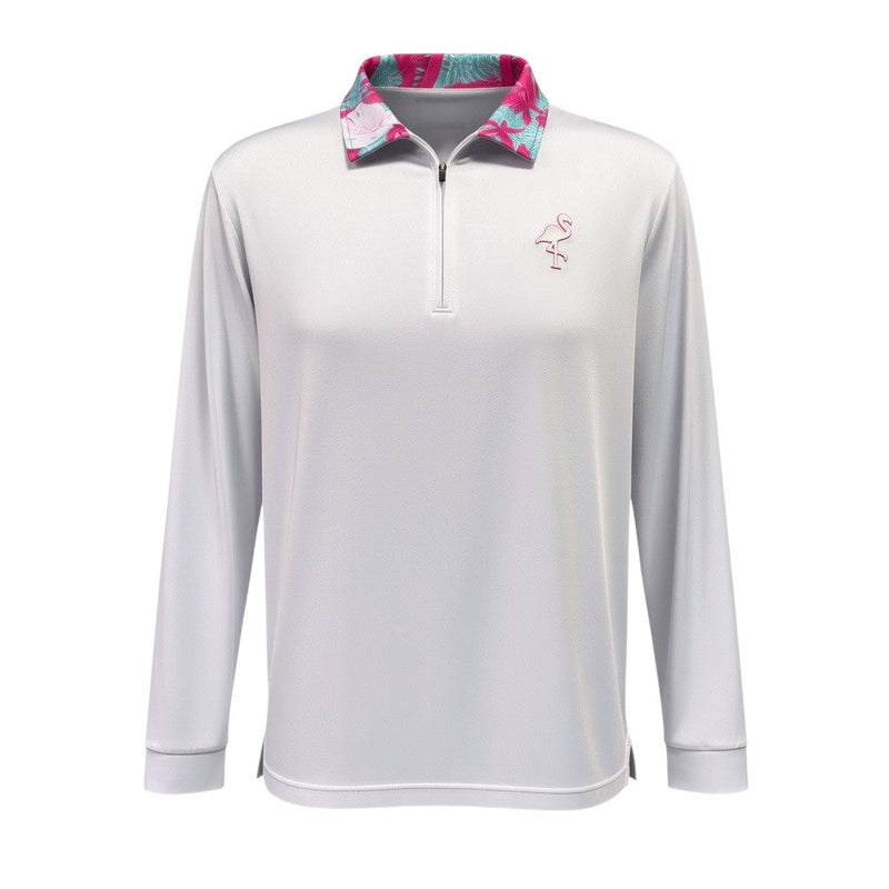 Elephant meets Flamingo Performance Quarter Zip | Lightweight Unisex Moisture-Wicking Golf Pullover
