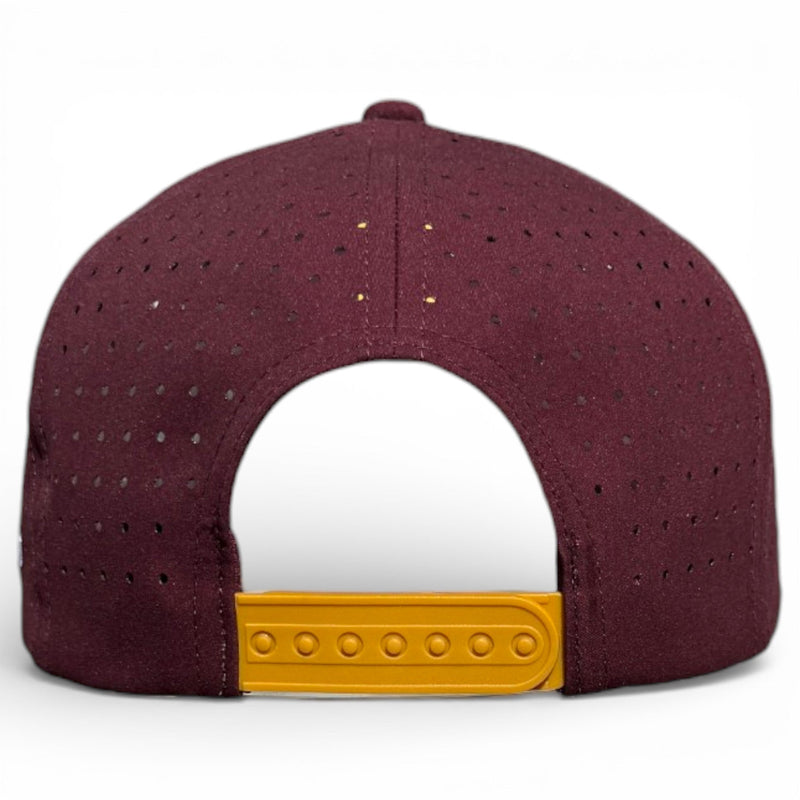 Cold One Golf Hat | Snapback Cap | Built-in Magnetic Ball Marker Holder + Marker Included | Adjustable | One Size