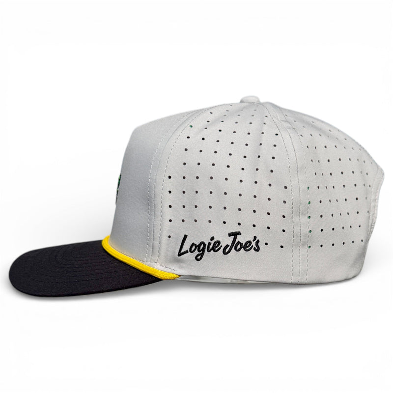 Banana Hammock Golf Hat | Snapback Cap | Built-in Magnetic Ball Marker Holder + Marker Included | Adjustable | One Size
