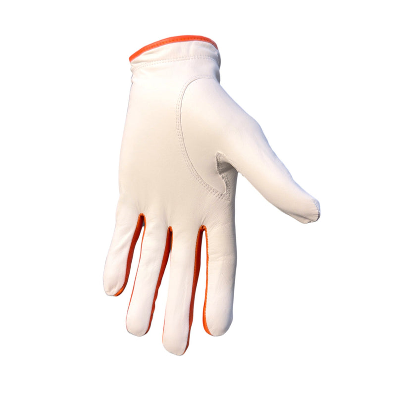 Breakfast Ball Cabretta Leather Golf Glove | Premium Golf Glove with Magnetic Ball Marker | Left & Right Hand | Standard & Cadet Sizes