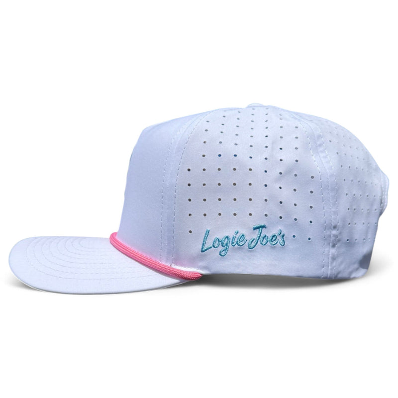 Sugar Rush Golf Hat | Snapback Cap | Built-in Magnetic Ball Marker Holder + Marker Included | Adjustable Cotton Candy