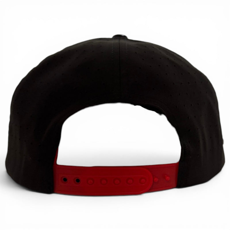 Jogie Loe's Flamingo Golf Hat | Snapback Cap | Built-in Magnetic Ball Marker Holder + Marker Included | Adjustable Flamingo