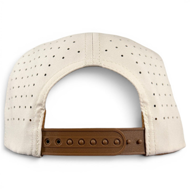 Old Fashioned Golf Hat | Snapback Cap | Built-in Magnetic Ball Marker Holder + Marker Included | Adjustable