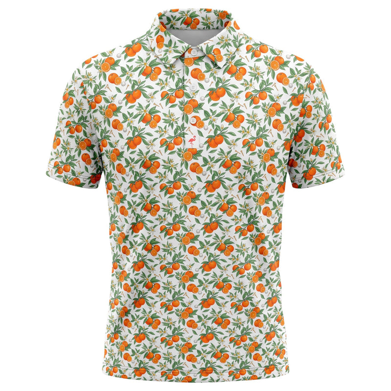 Citrus Grove Golf Polo | Performance Stretch Golf Shirt | Moisture-Wicking Athletic Polo