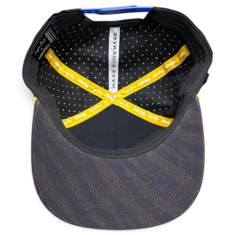 Saintly Tiger Golf Hat | Snapback Cap | Built-in Magnetic Ball Marker Holder + Marker Included | Adjustable White Tiger
