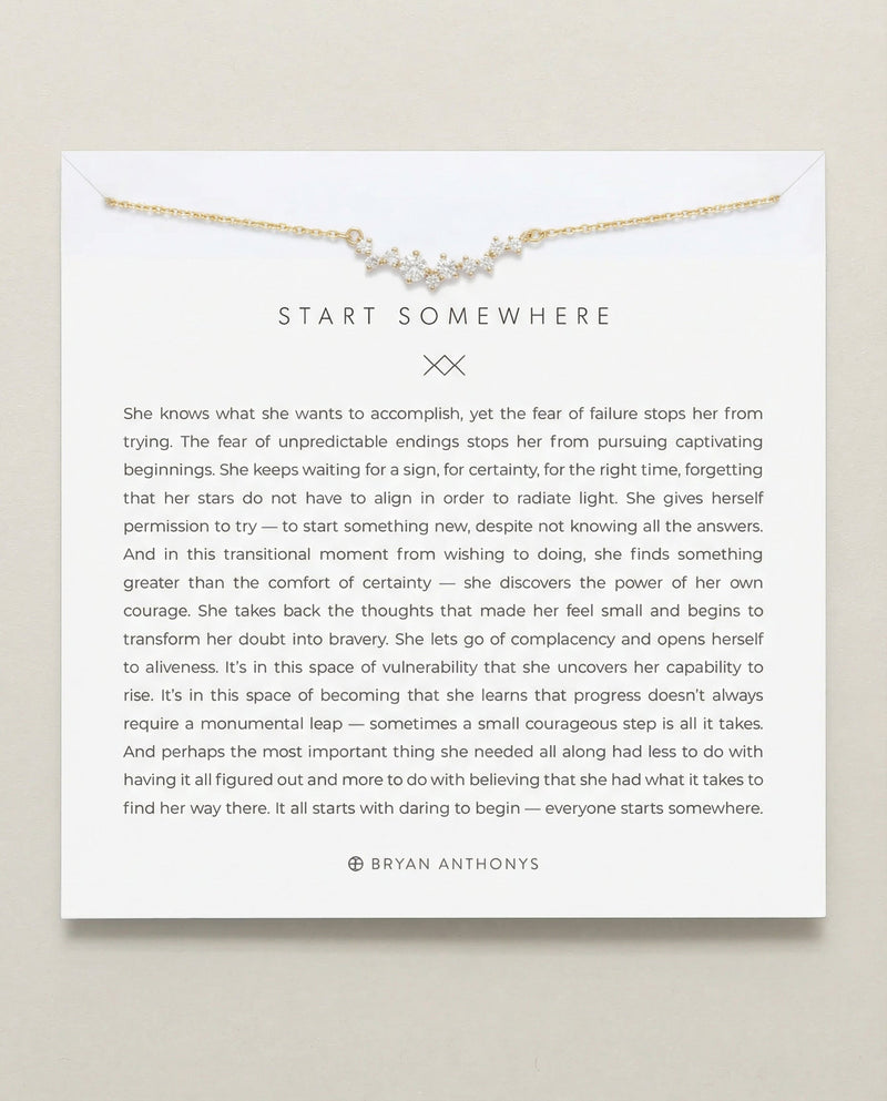 Start Somewhere Necklace