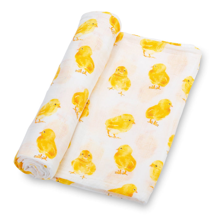 Peep Peep Baby Muslin Chicken Swaddle Blanket