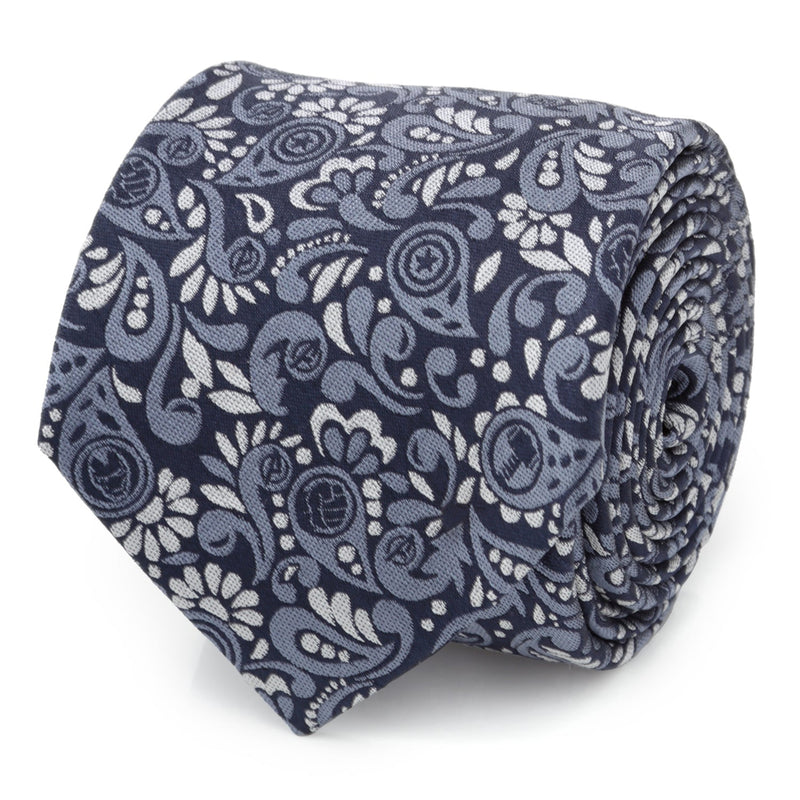 Marvel Avengers Paisley Icons Navy Men's Tie