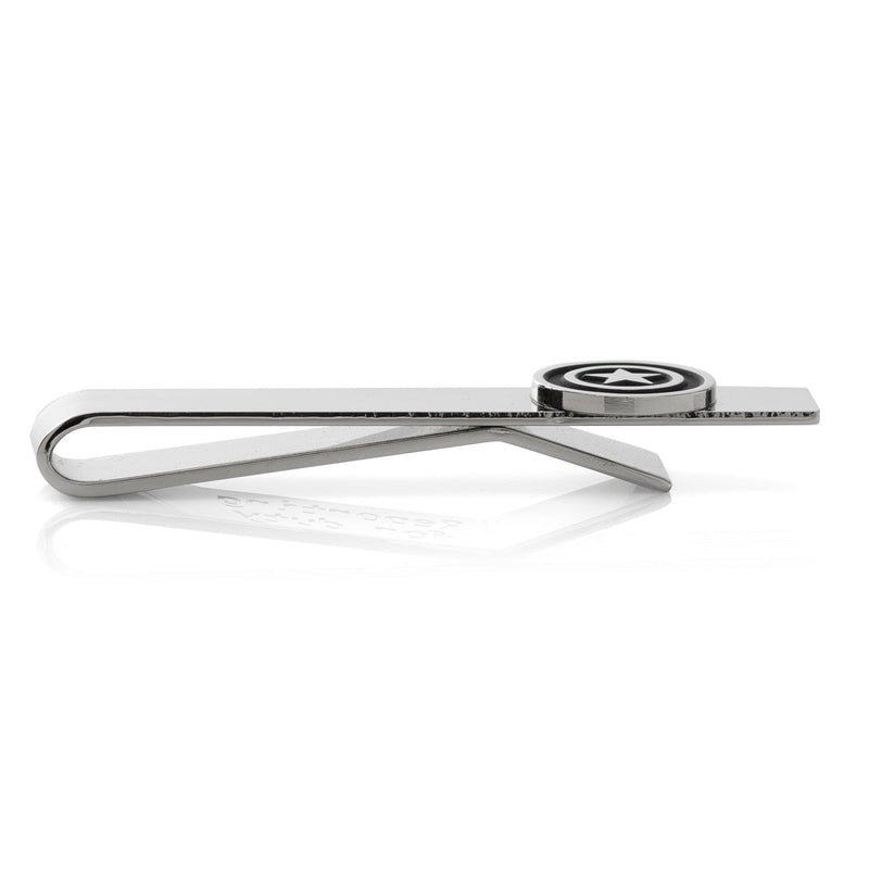 Marvel Captain America Silver Hidden Message Tie Bar