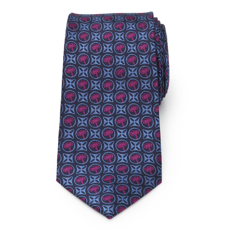 Marvel Thor Hammer Mjolnir Men's Tie