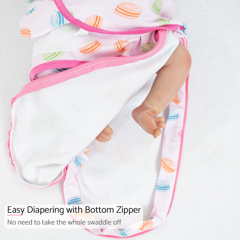 Le Macaron Baby Sleep Swaddle 100% Organic Cotton