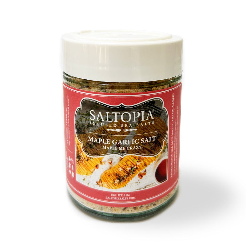 Maple Garlic & Thyme Salt: MAPLE ME CRAZY