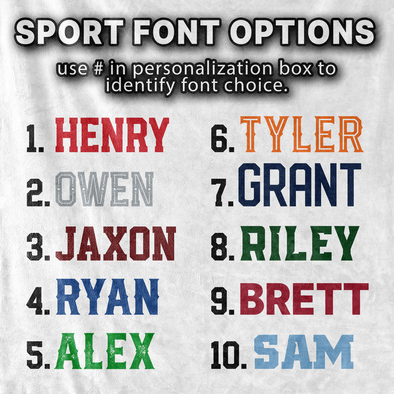 Block Repeat Name - Choose your colors and font - Personalized Pillowcase