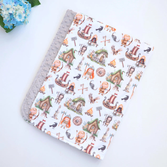 Baby & Toddler Minky Blanket - Vikings