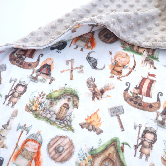 Baby & Toddler Minky Blanket - Vikings