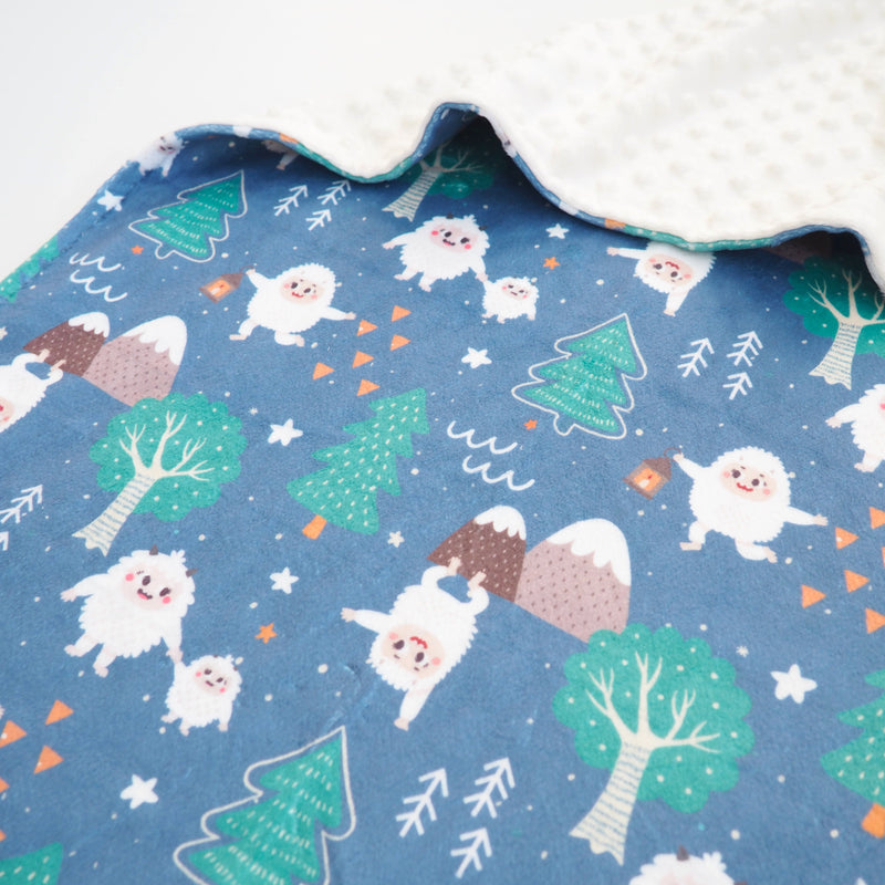 Baby & Toddler Minky Blanket - Yeti Dreams