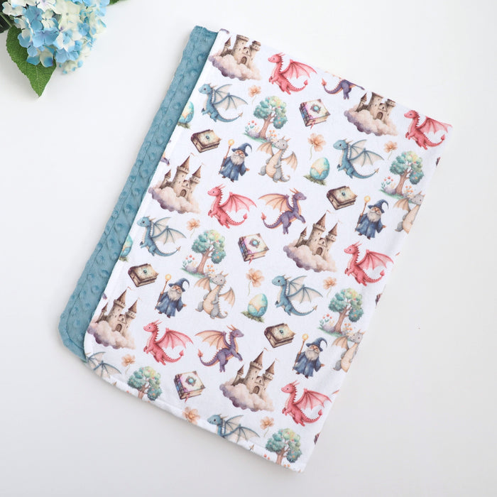 Baby & Toddler Minky Blanket - Dragon's Kingdom