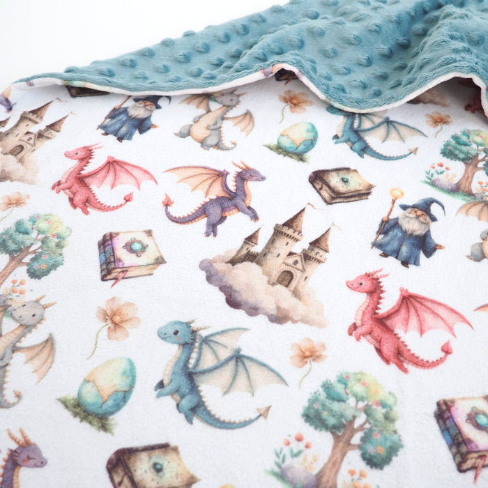 Baby & Toddler Minky Blanket - Dragon's Kingdom