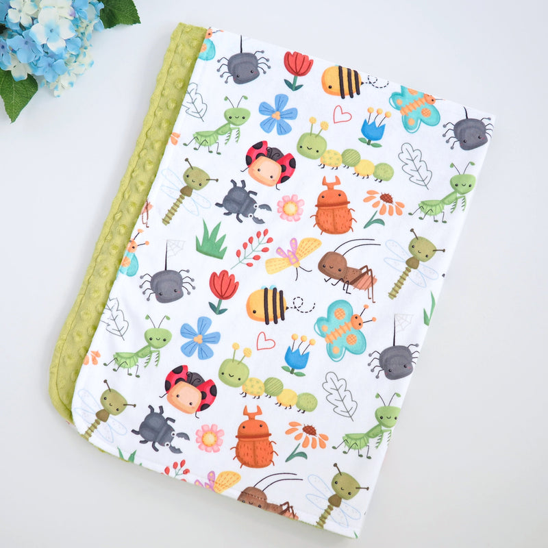 Bug Buddies Minky Baby Blanket