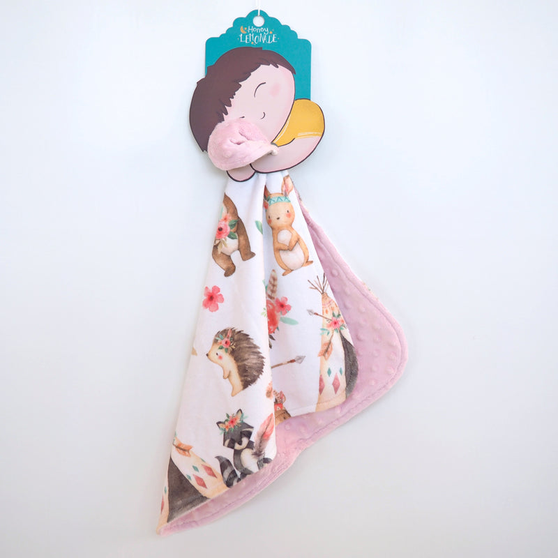 Mini Minky Blanket Woodland Tribe