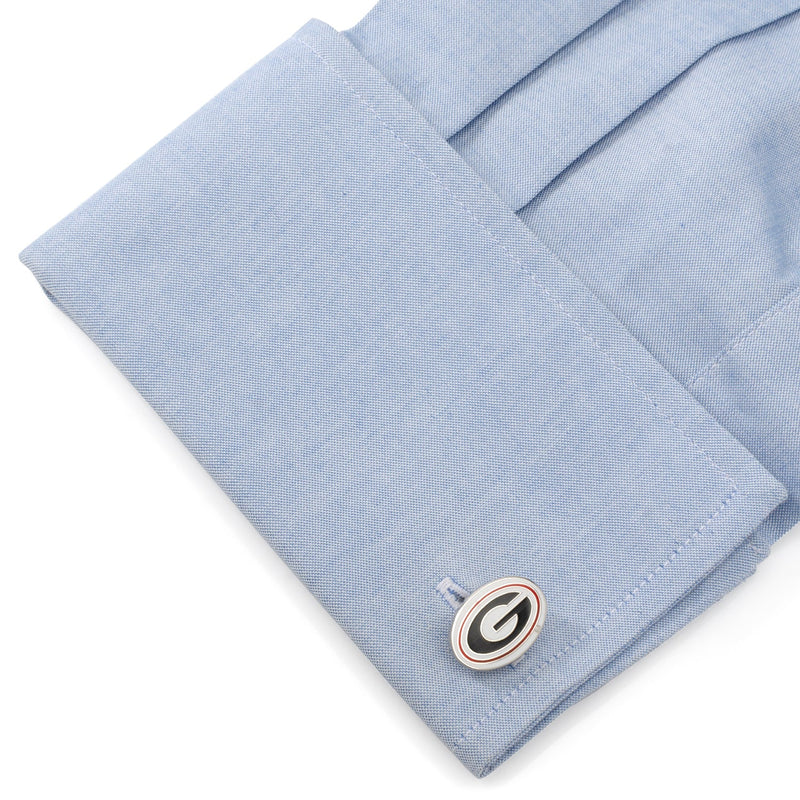 NCAA University of Georgia Bulldogs Cufflink and Tie Clip Gift Set