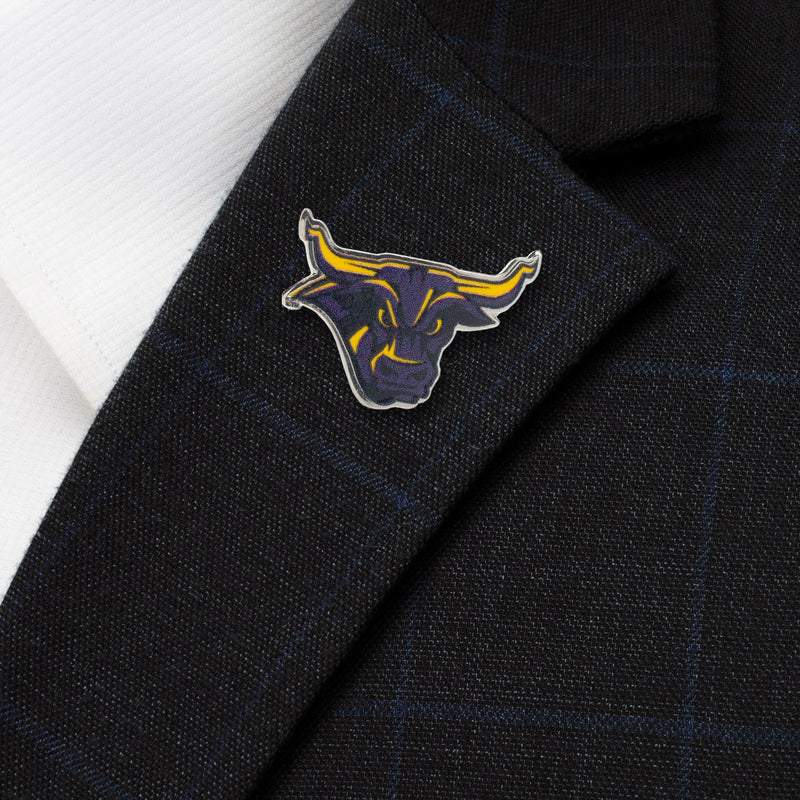 NCAA Mankato State Stomper Mascot Lapel Pin