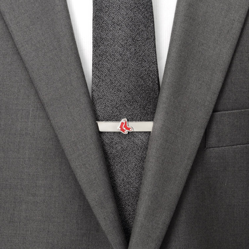 MLB Boston Red Sox Cufflinks and Tie Bar Gift Set