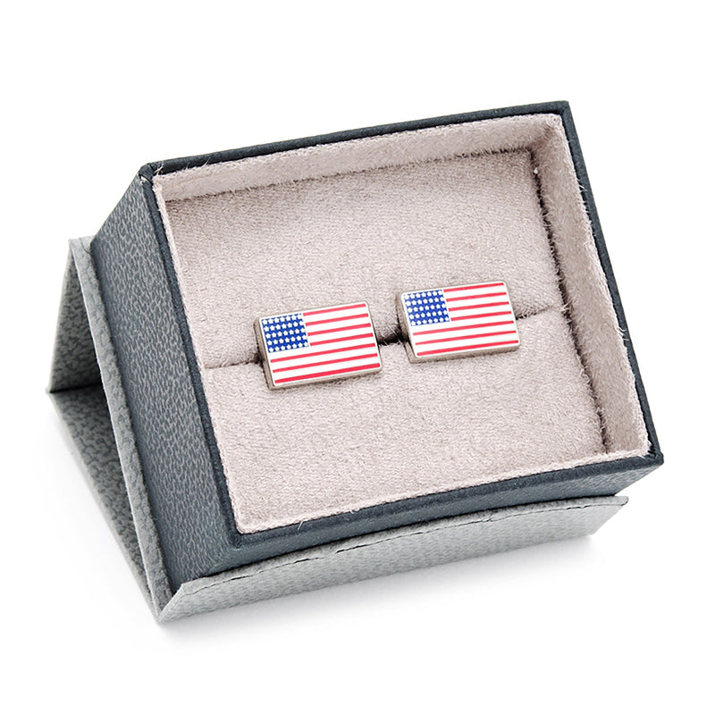 American Flag Cufflinks