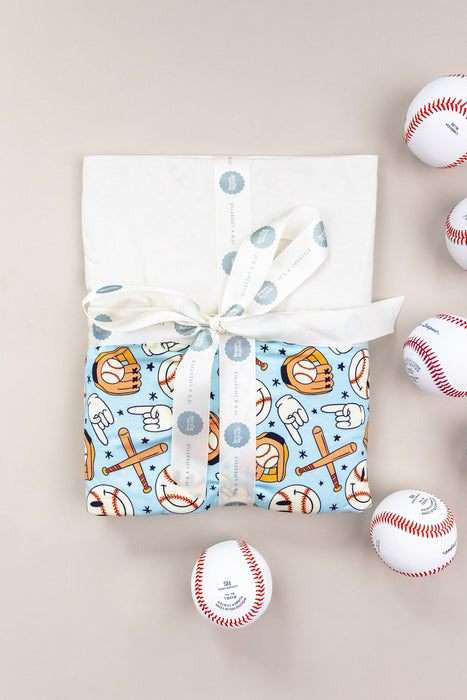BASEBALL SMILEY DREAM BLANKET