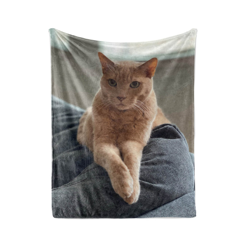 Single Pet Photo Blanket - Personalized Blanket