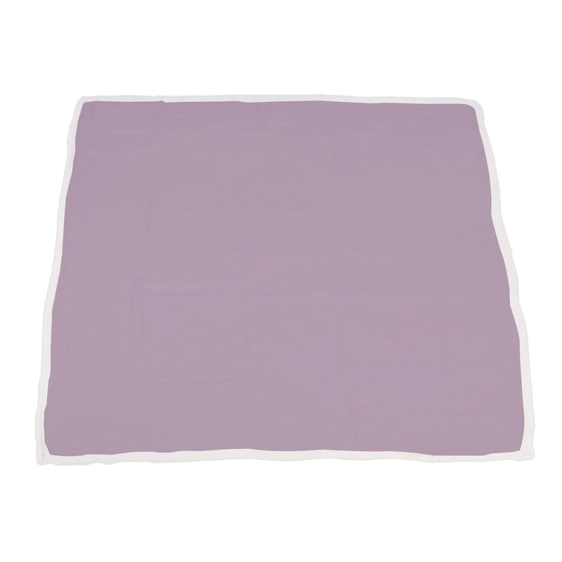 Sierra Fox and Deer and Orchid Lavender Cotton Newcastle Blanket