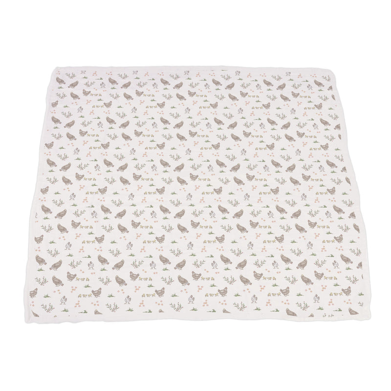 Farm Chickens Newcastle Blanket
