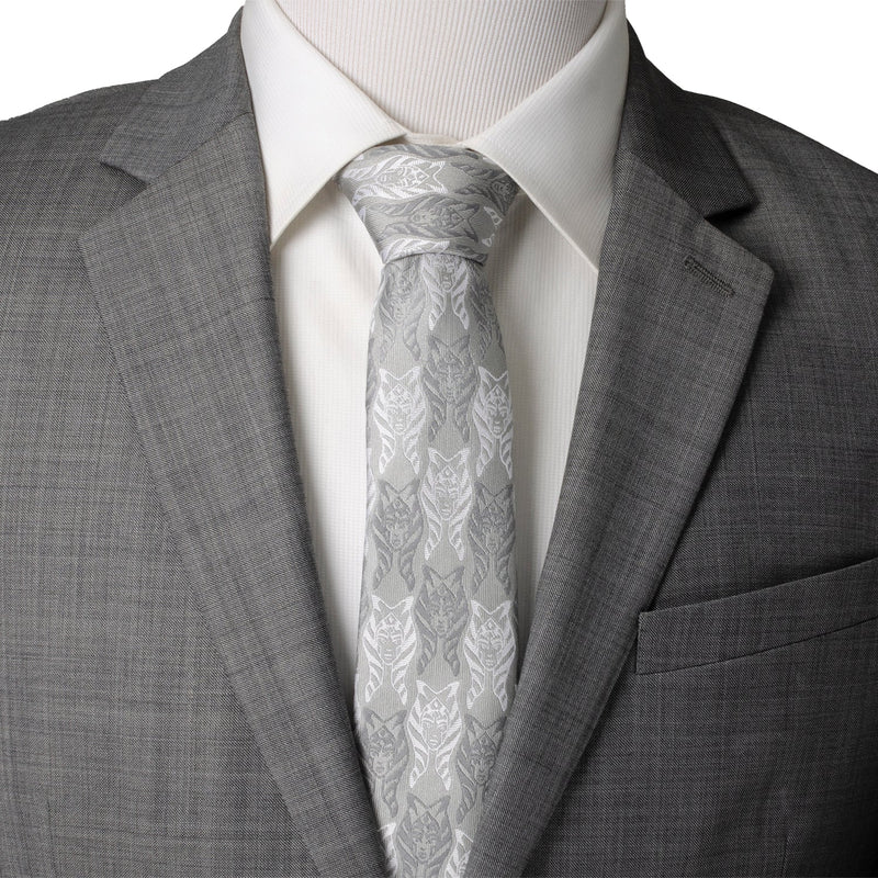 Star Wars Ahsoka Gray Men's Tie