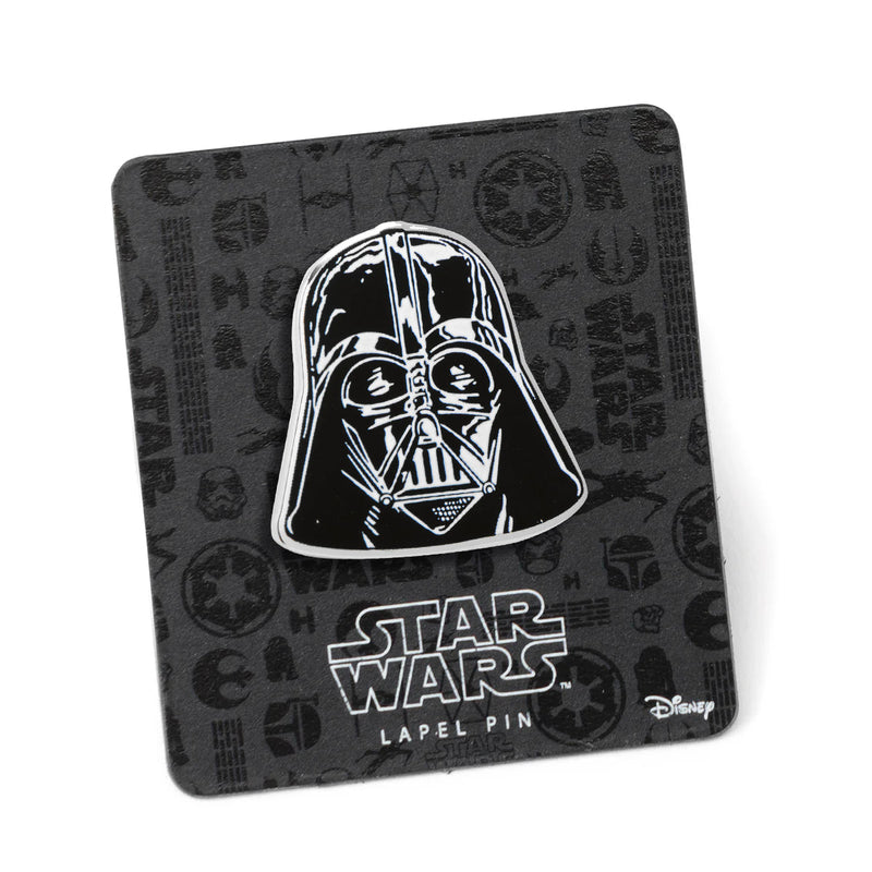 Star Wars Darth Vader Black, White, and Gray Dress Socks and Lapel Pin Gift Set