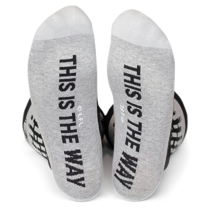 Star Wars Mandalorian "This Is The Way" Dress Socks and Lapel Pin Gift Set